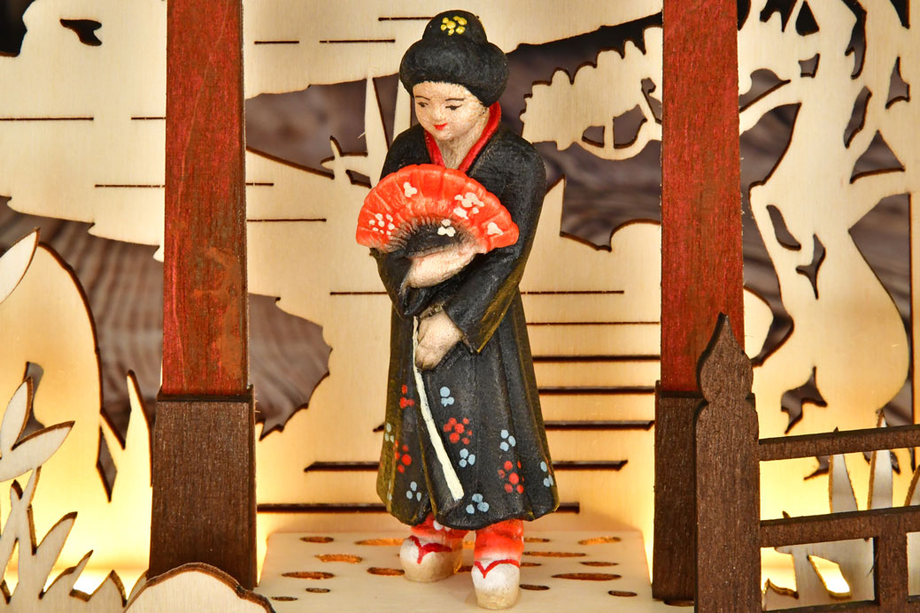 Romanttinen valaisin Japani