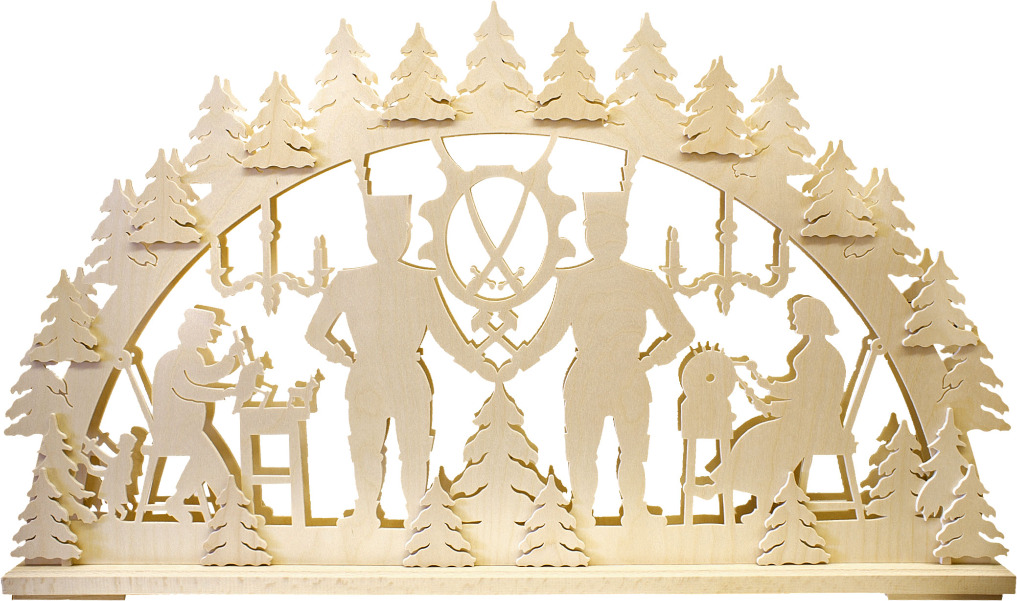 Large candle arch, miner