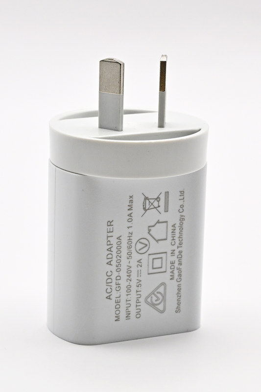 USB plug-in power supply, 2A Australia 2A Australia version