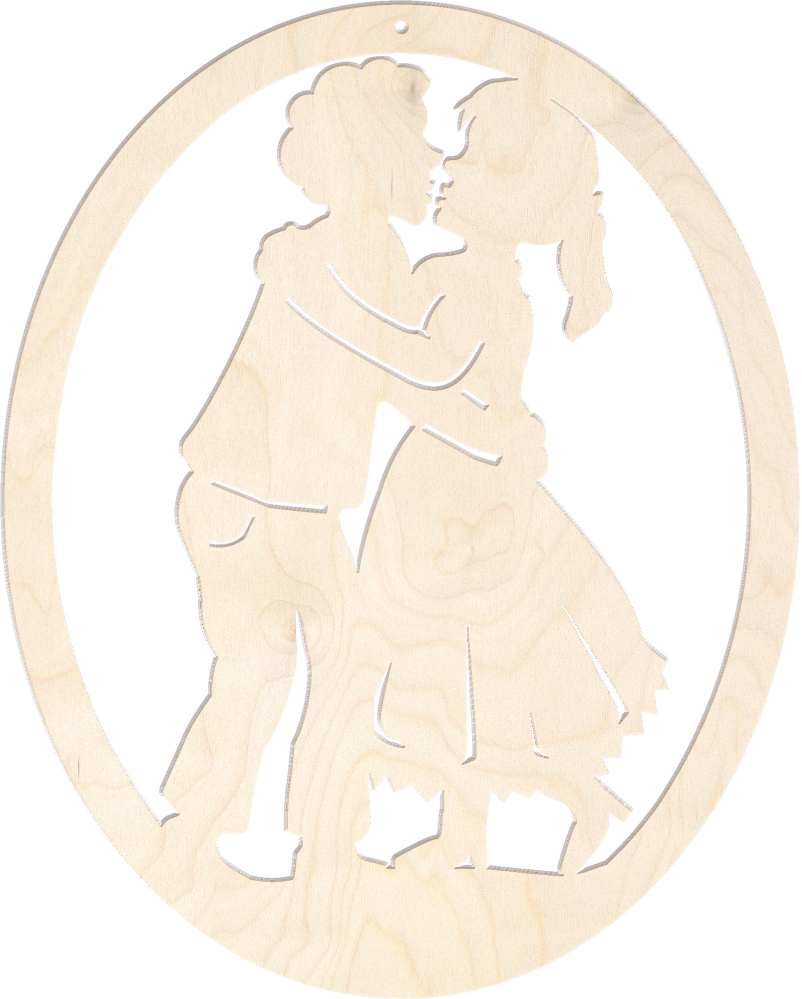 Window picture, lovers