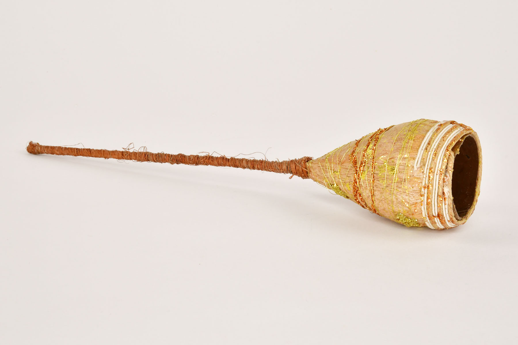 Pflanzgefäß Sisal mit Naturmaterialien Steckelement
