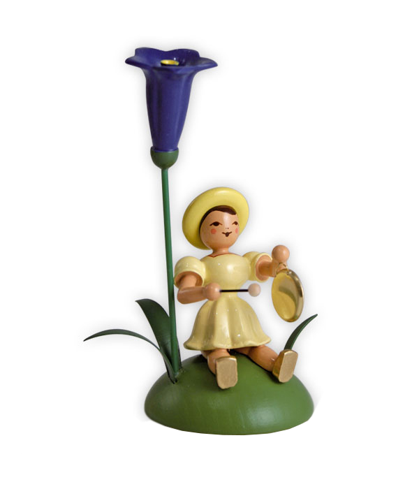 Enzian, Gong Blumenkind sitzend