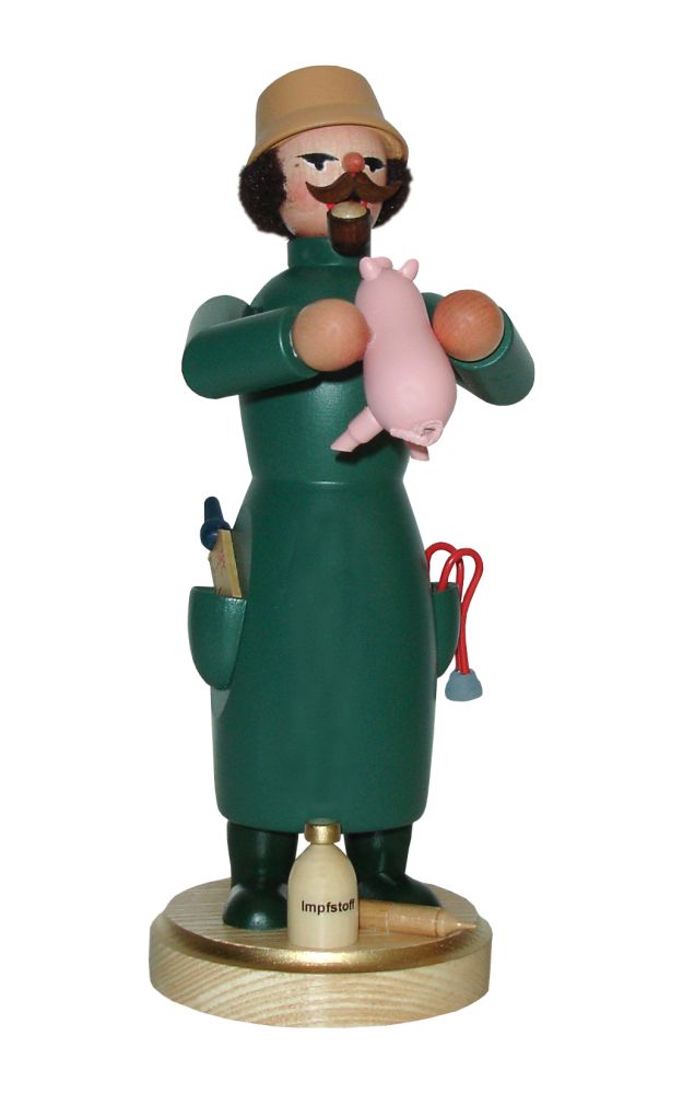 Räuchermann, Tierarzt, 22cm
