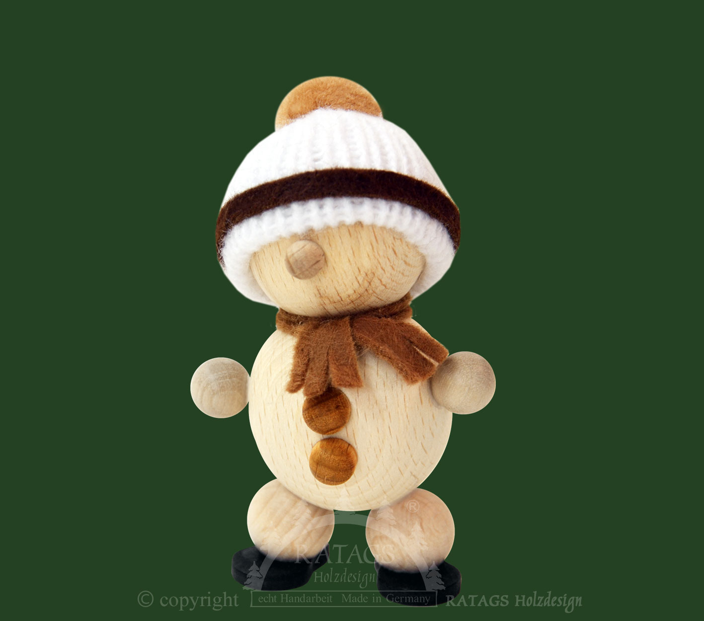 Bonhomme de neige, debout