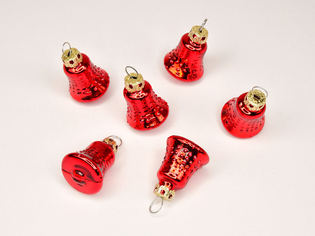 6 replacement bells for D9990-68-66-R red bells