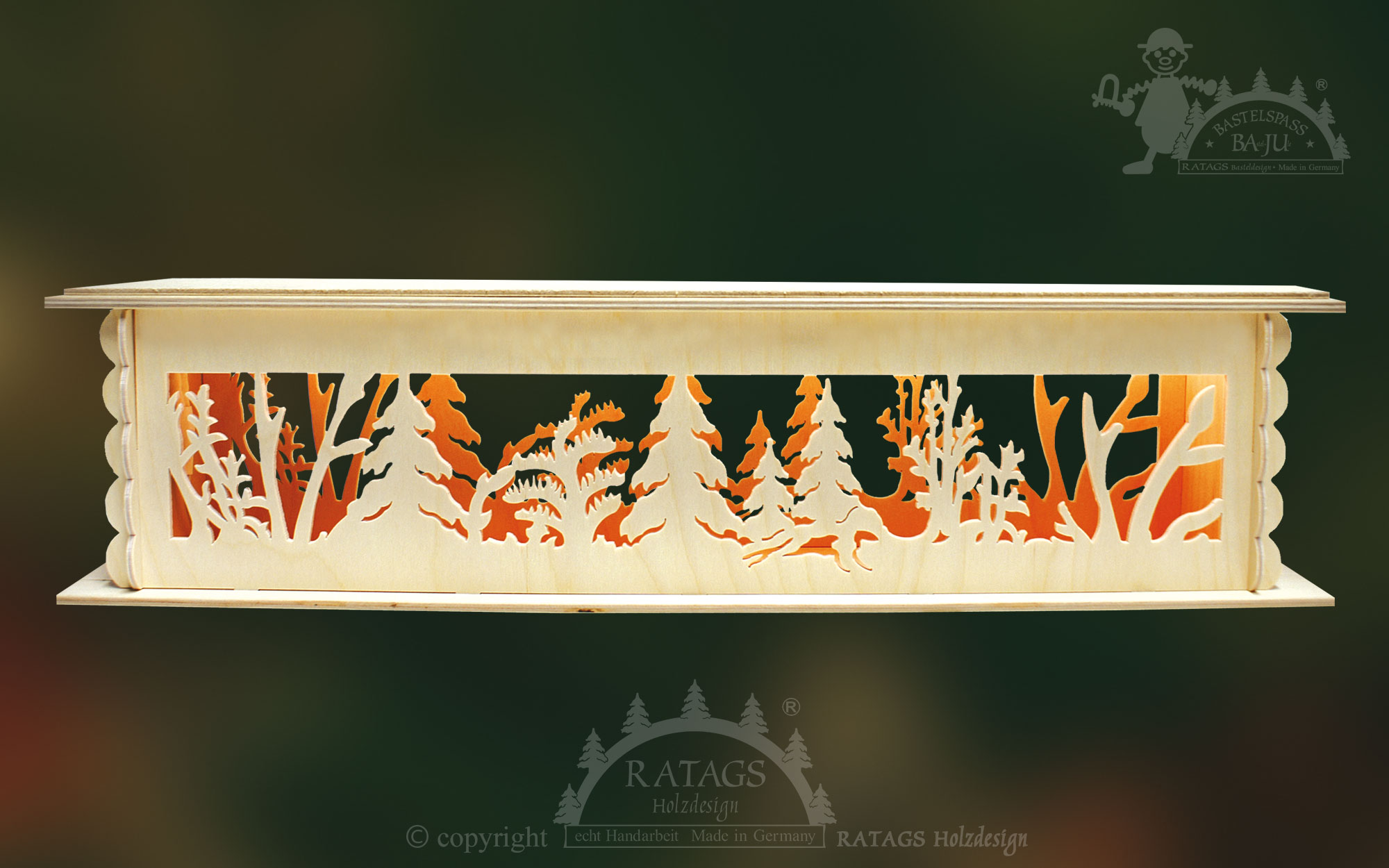 Room light for crafting, small, forest