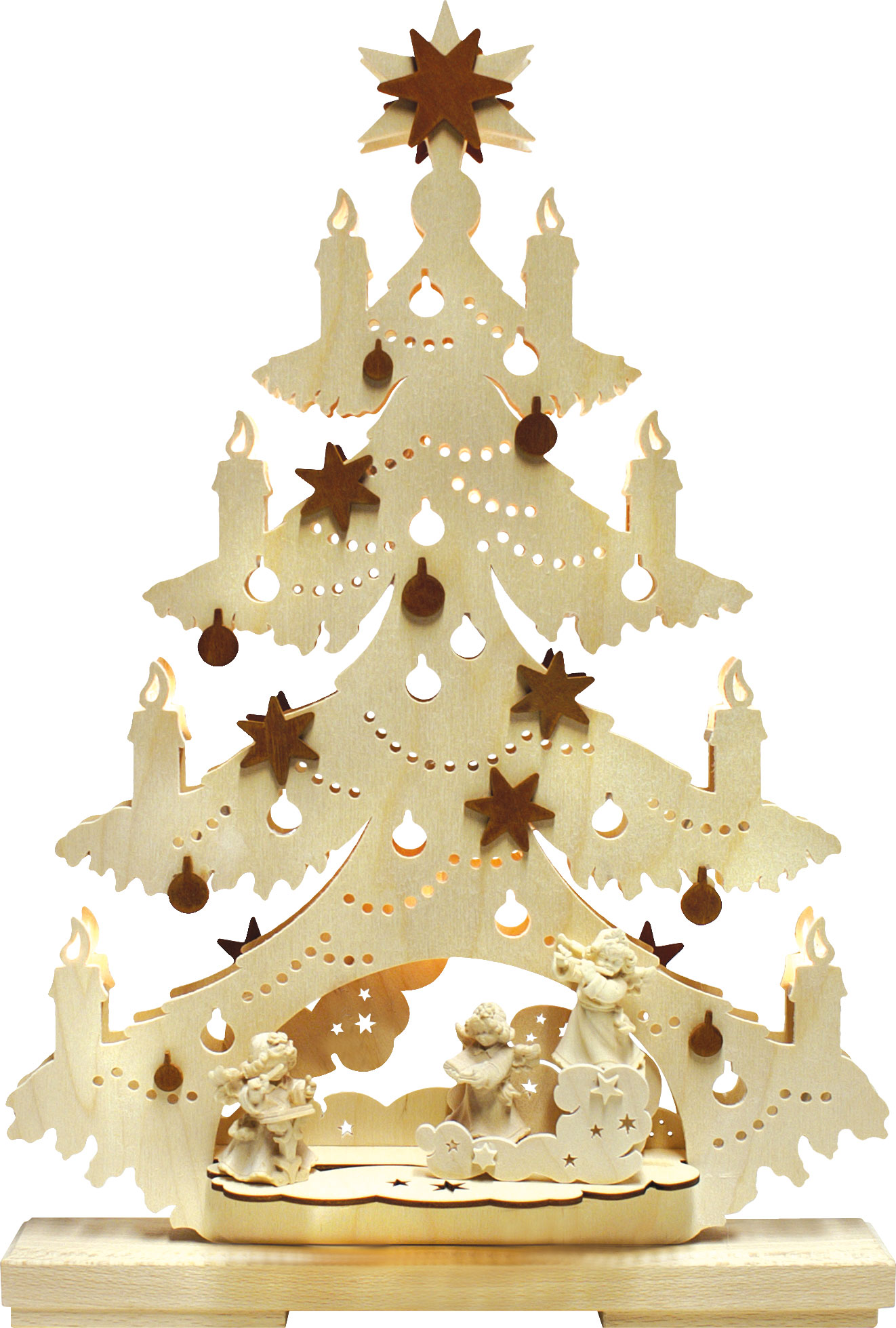 Small fir tree, heavenly musicians