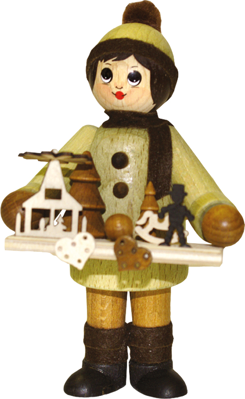 Figur groß, Striezelkind, grün