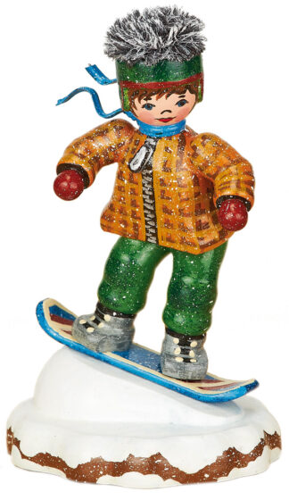 Winter child, snowboarder