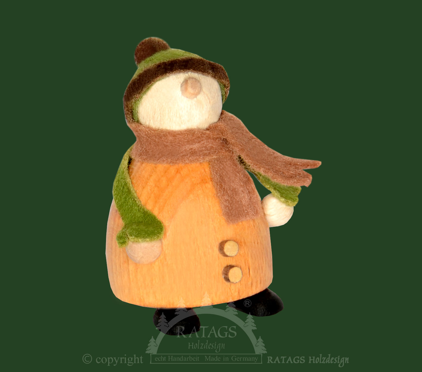 モリー、ボーイライン、ボンボン帽子、ハンド