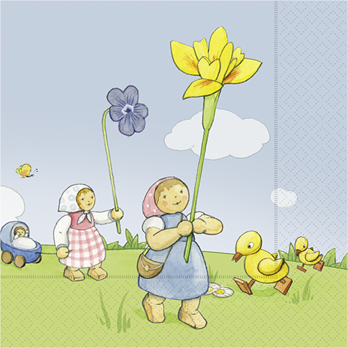 Servietten Gartenfreunde