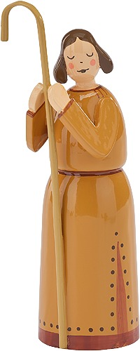 Hirte betend mit Hirtenstab