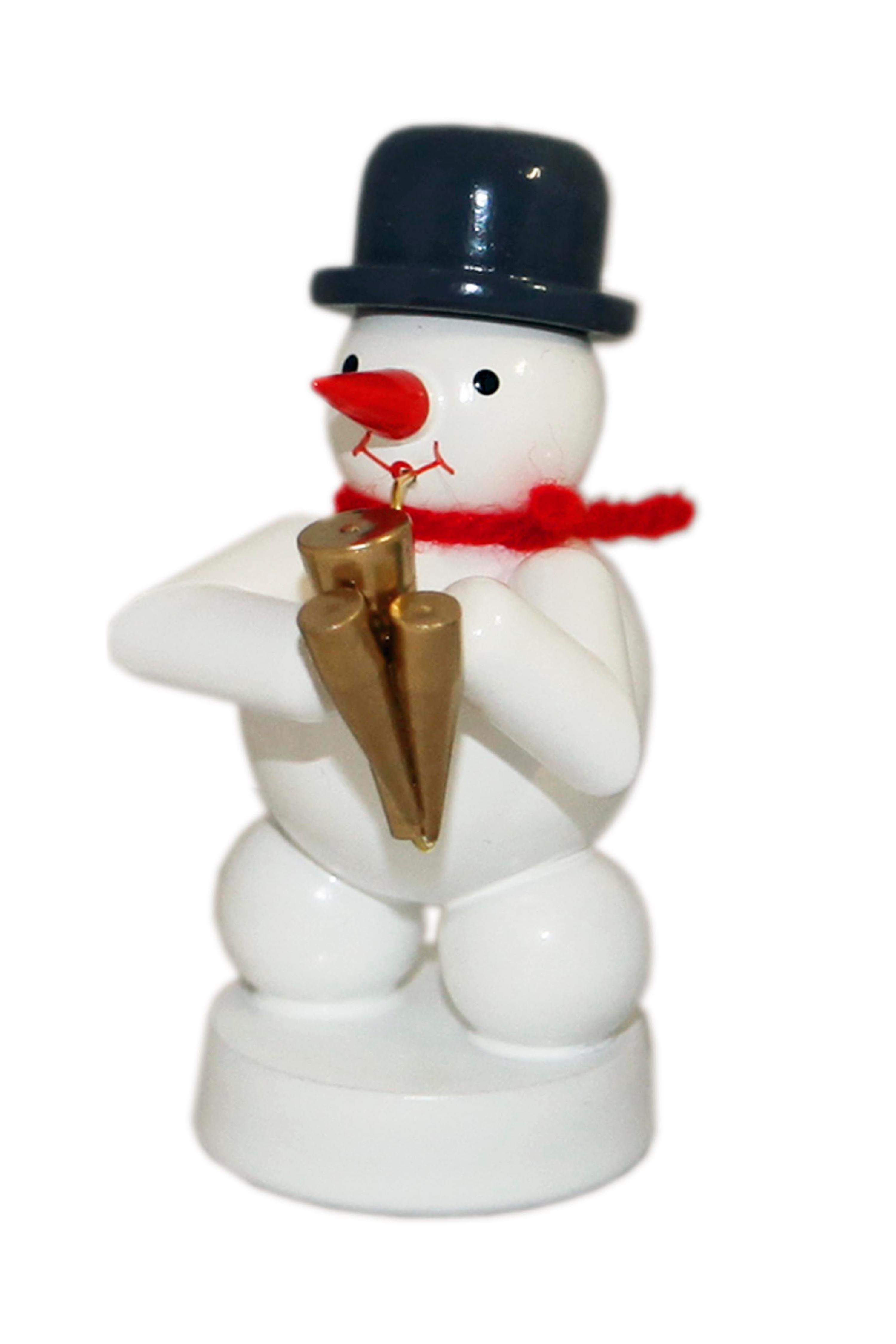 Schneemann mit Schalmei