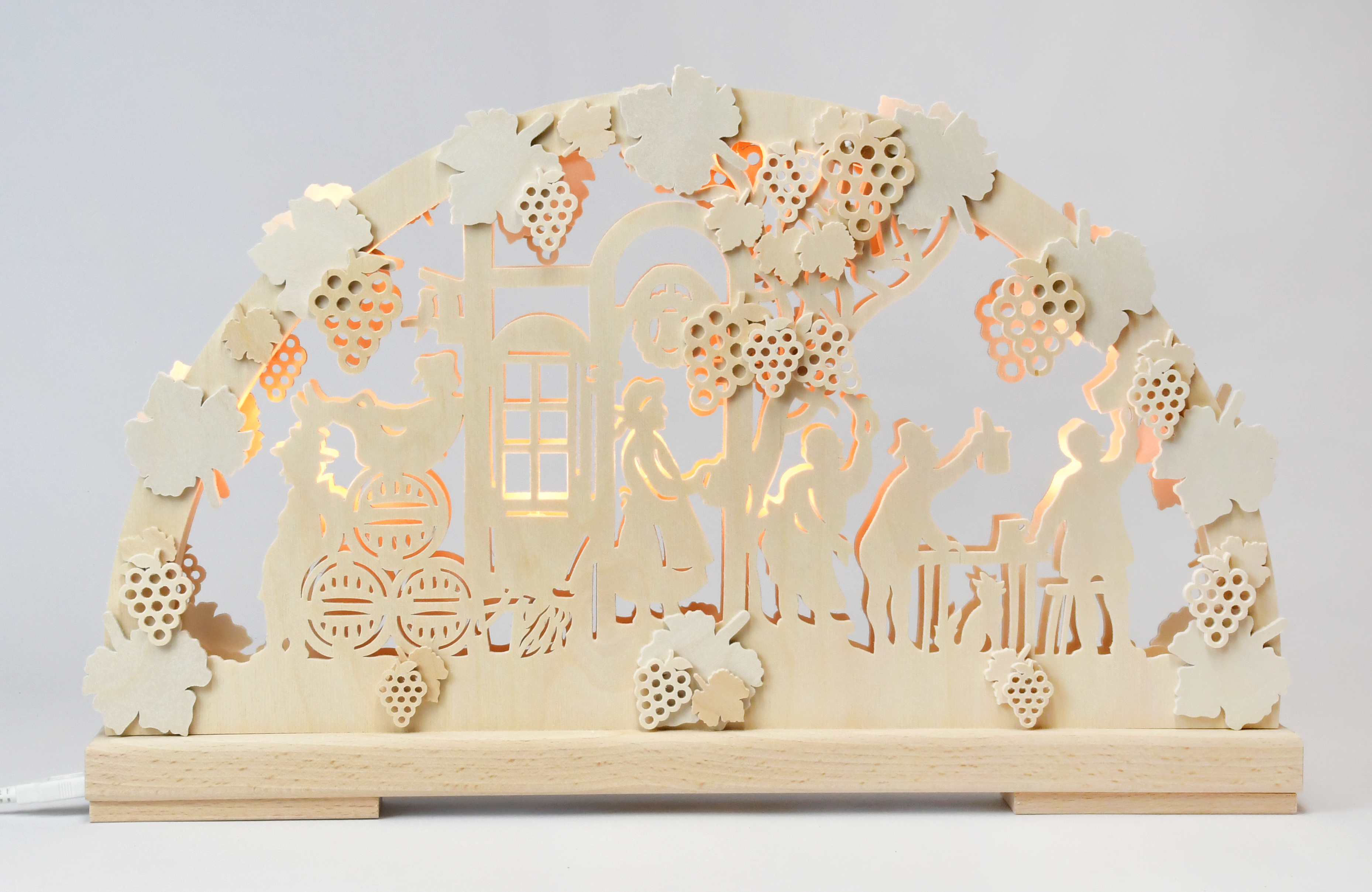 Petit arc lumineux Weingarten, 10 pièces Guirlande lumineuse Pisello