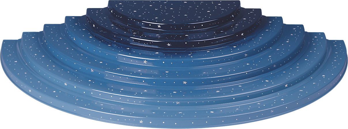 6-stufiger Engelberg, ohne Kerzentüllen, 77 x 38,5 x 11,5 cm