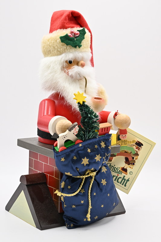 Räuchermann, Weihnachtsmann H 26 cm