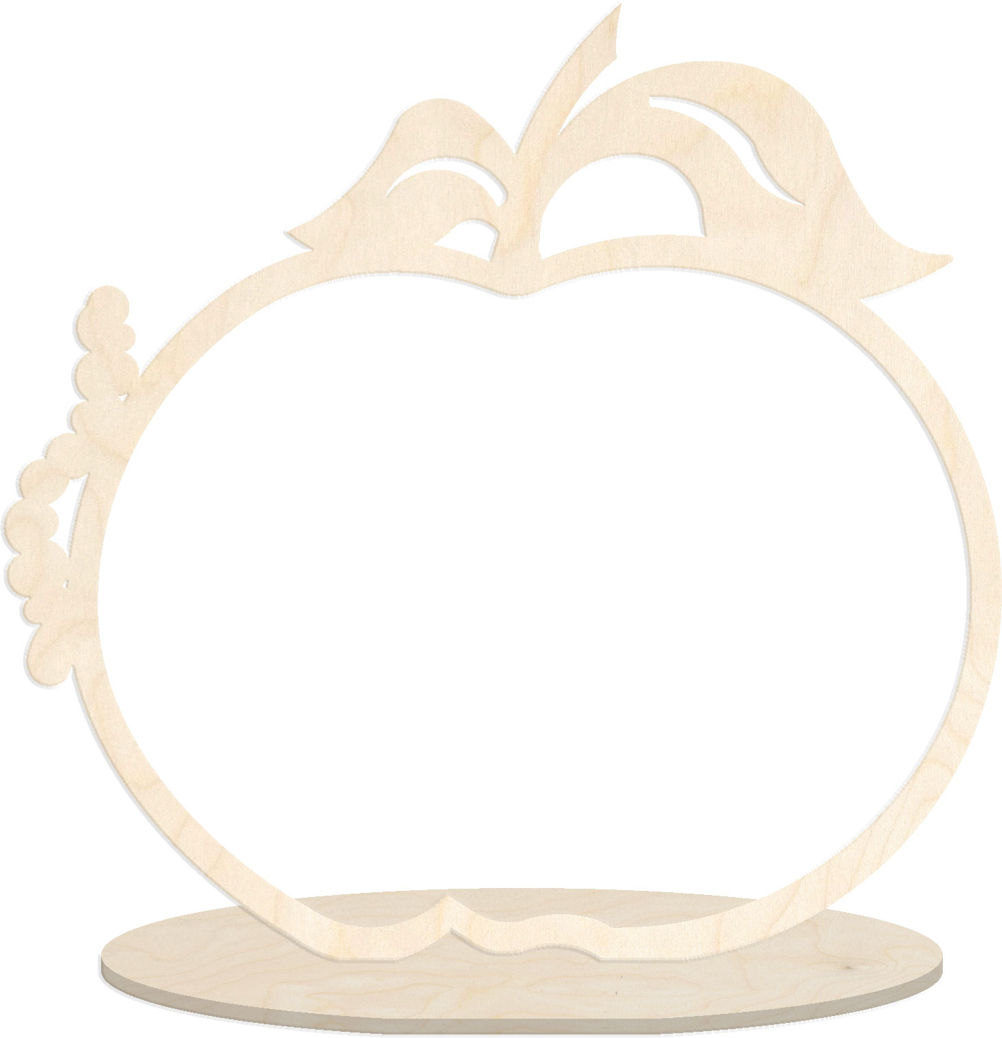 Cartes de menu Pomme à bricoler
