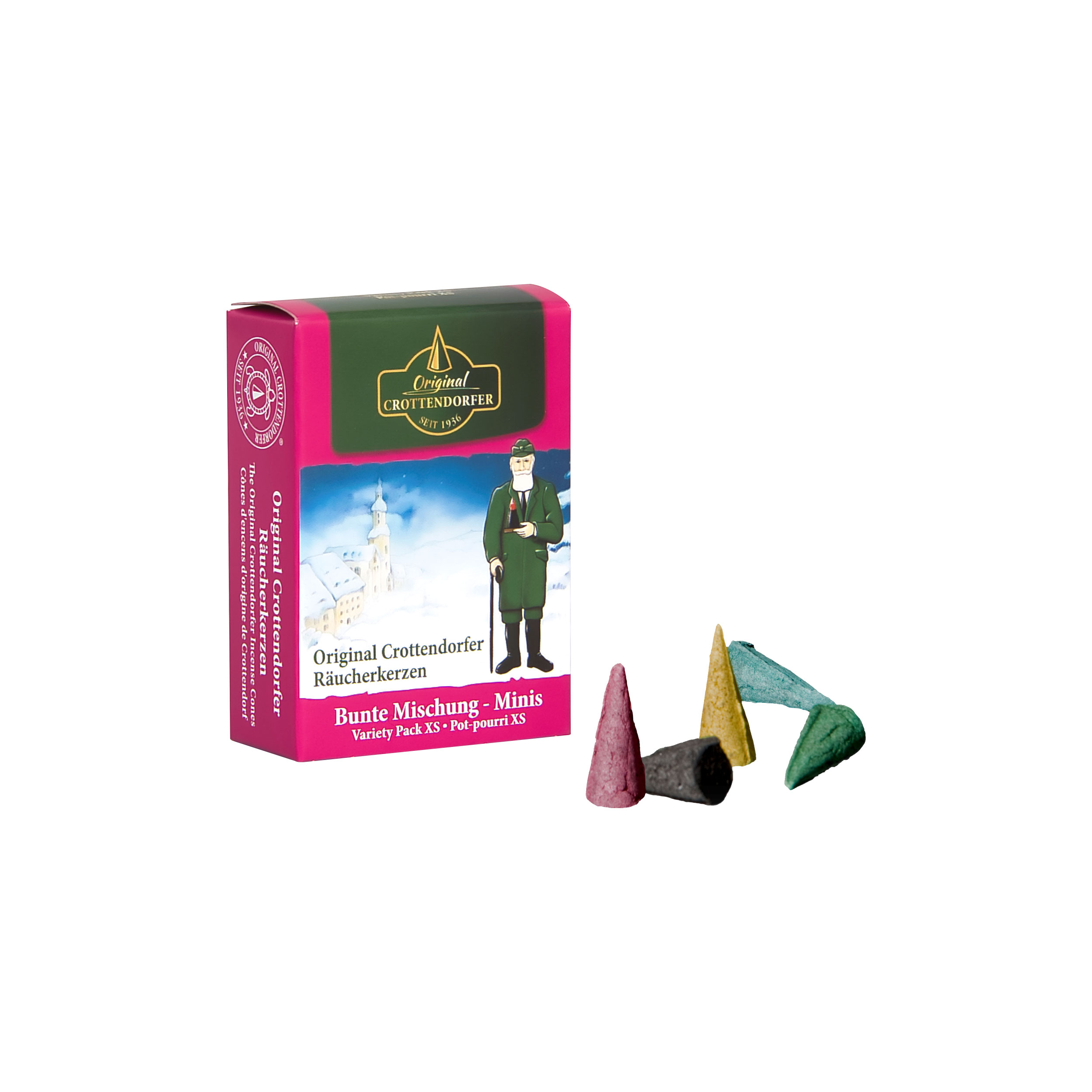 Incense candles Colourful mix Minis