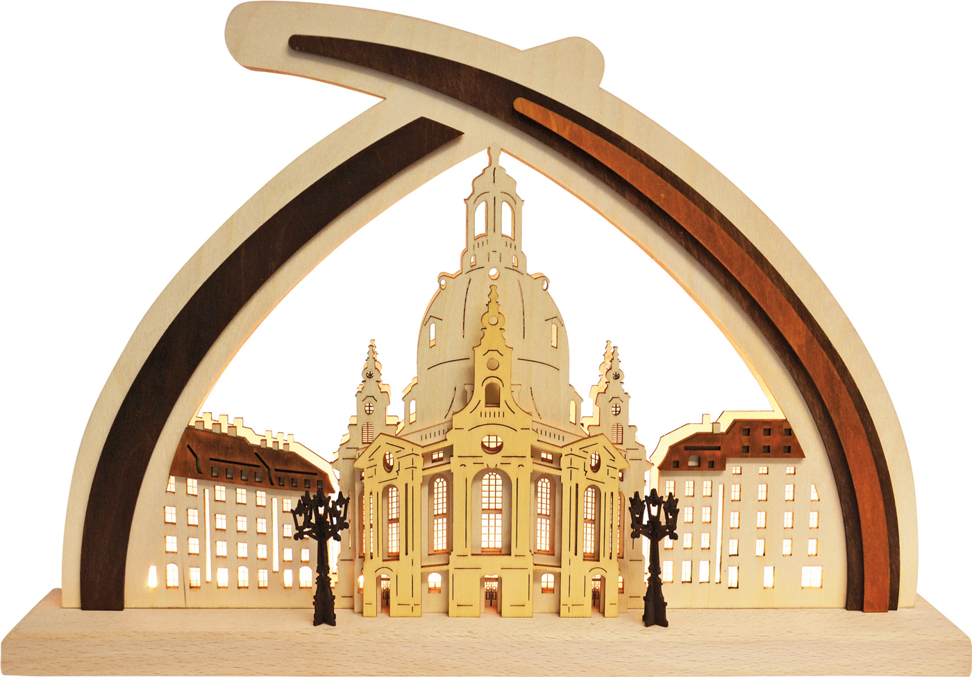 Silhouette Dresden candle arch