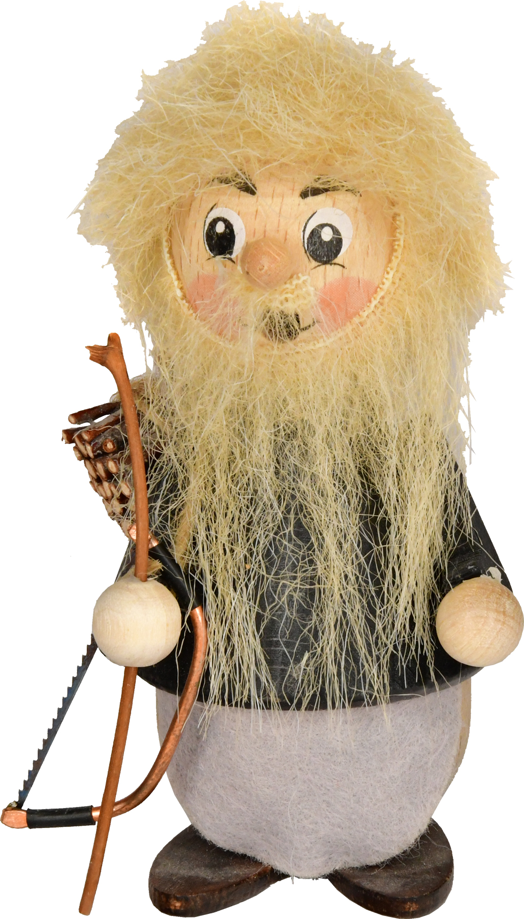 Short boots, wooden men, blonde hair