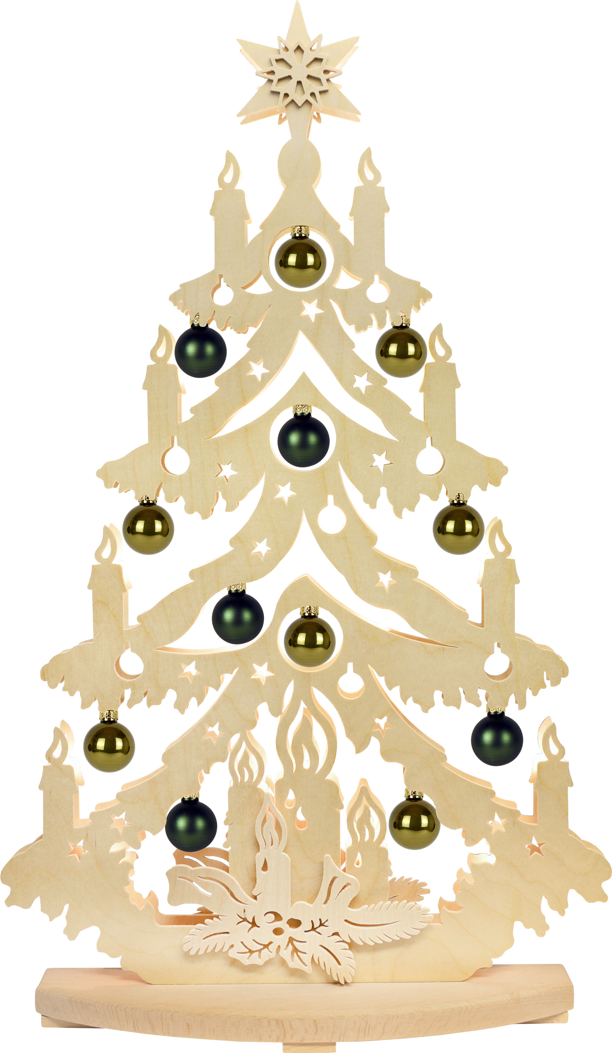 Tanne gr., Baumkugeln, grün glänzend