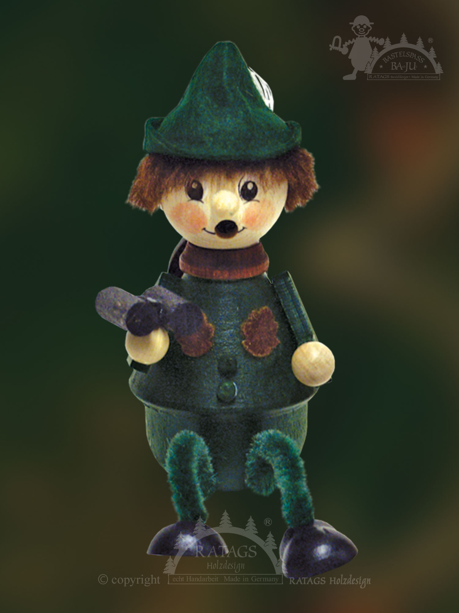 Räuchermännchen att pyssla med, jägare