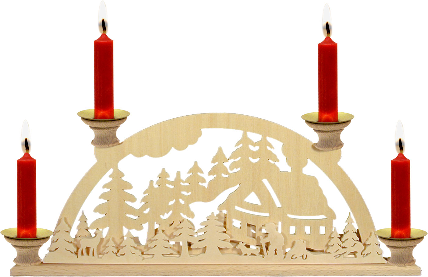 Light arch, snow hut