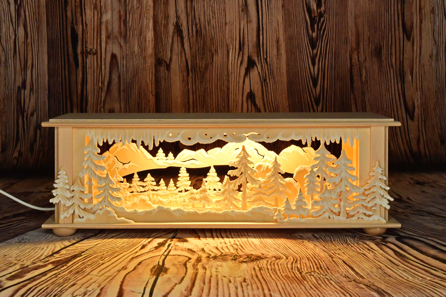 LED room light for fir trees, medium size, hoarfrost