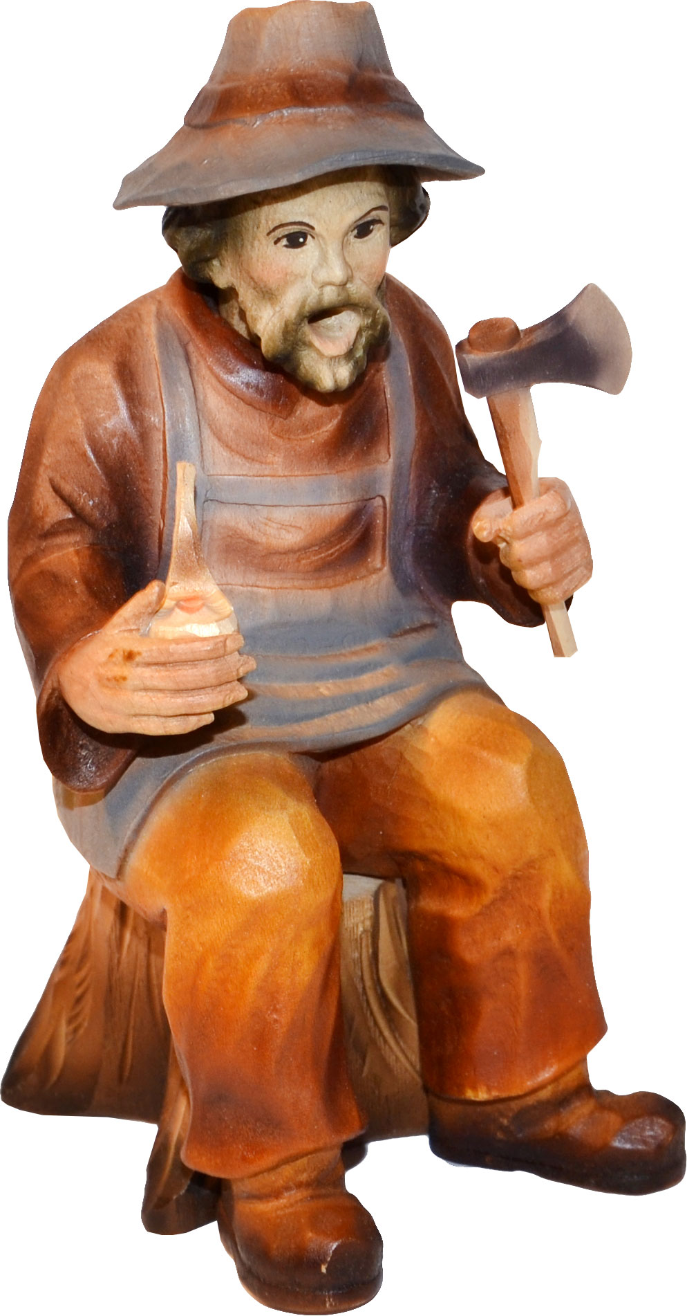 Räuchermann, geschnitzt & coloriert aus Massivholz Räuchermann, geschnitzt & coloriert aus Massivholz