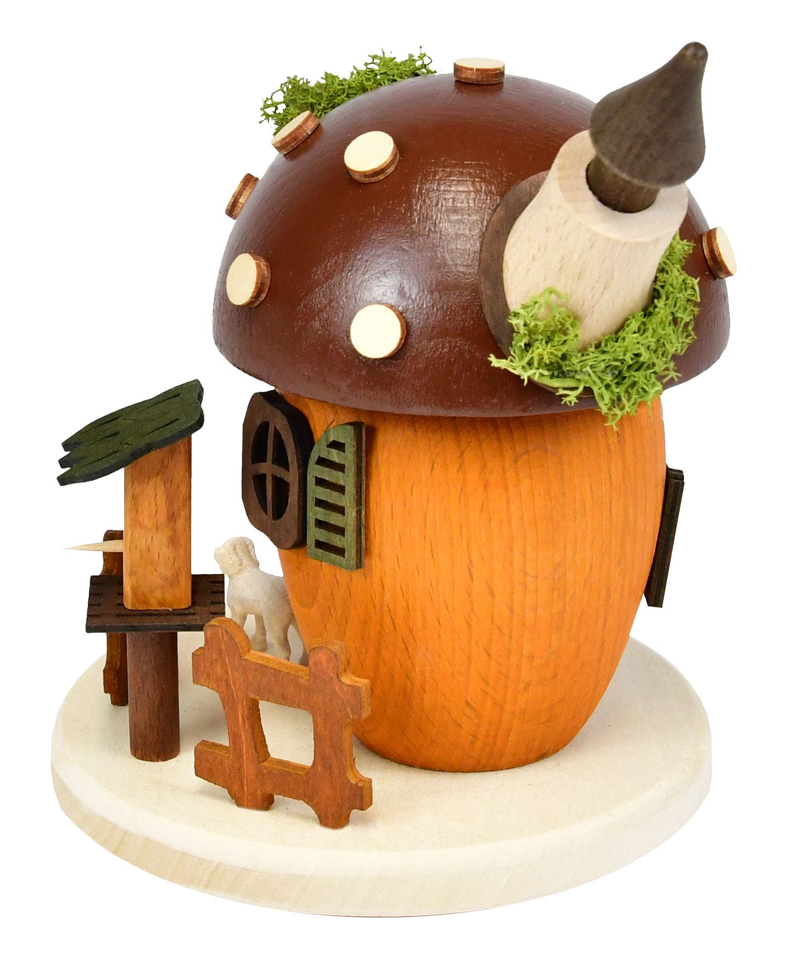 Casinha de incenso, casinha de cogumelos