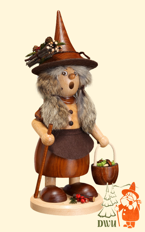 Incense burner, elf woman, mushroom basket, natu