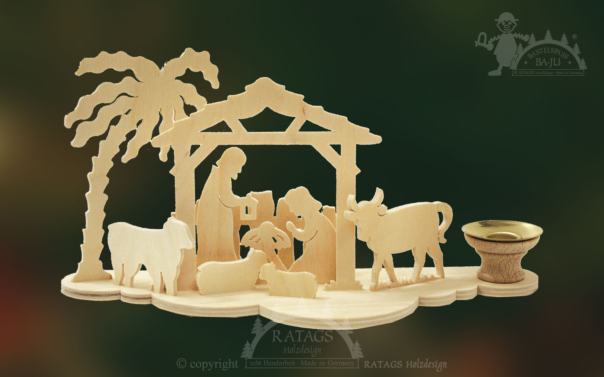 Table decorations for crafting, nativity scenes