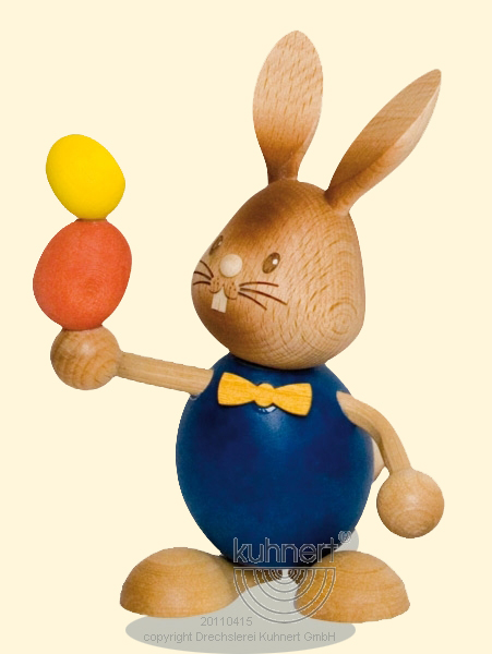 Osterhase, Stupsi Hase Jongleur ca. 12 cm