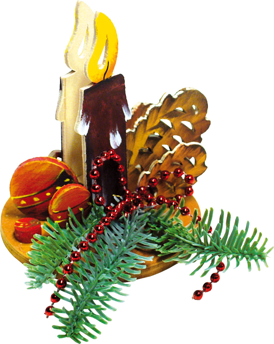 Tischschmuck zum Basteln, mit Kerze und Floristik Tischschmuck zum Basteln, mit Kerze und Floristik