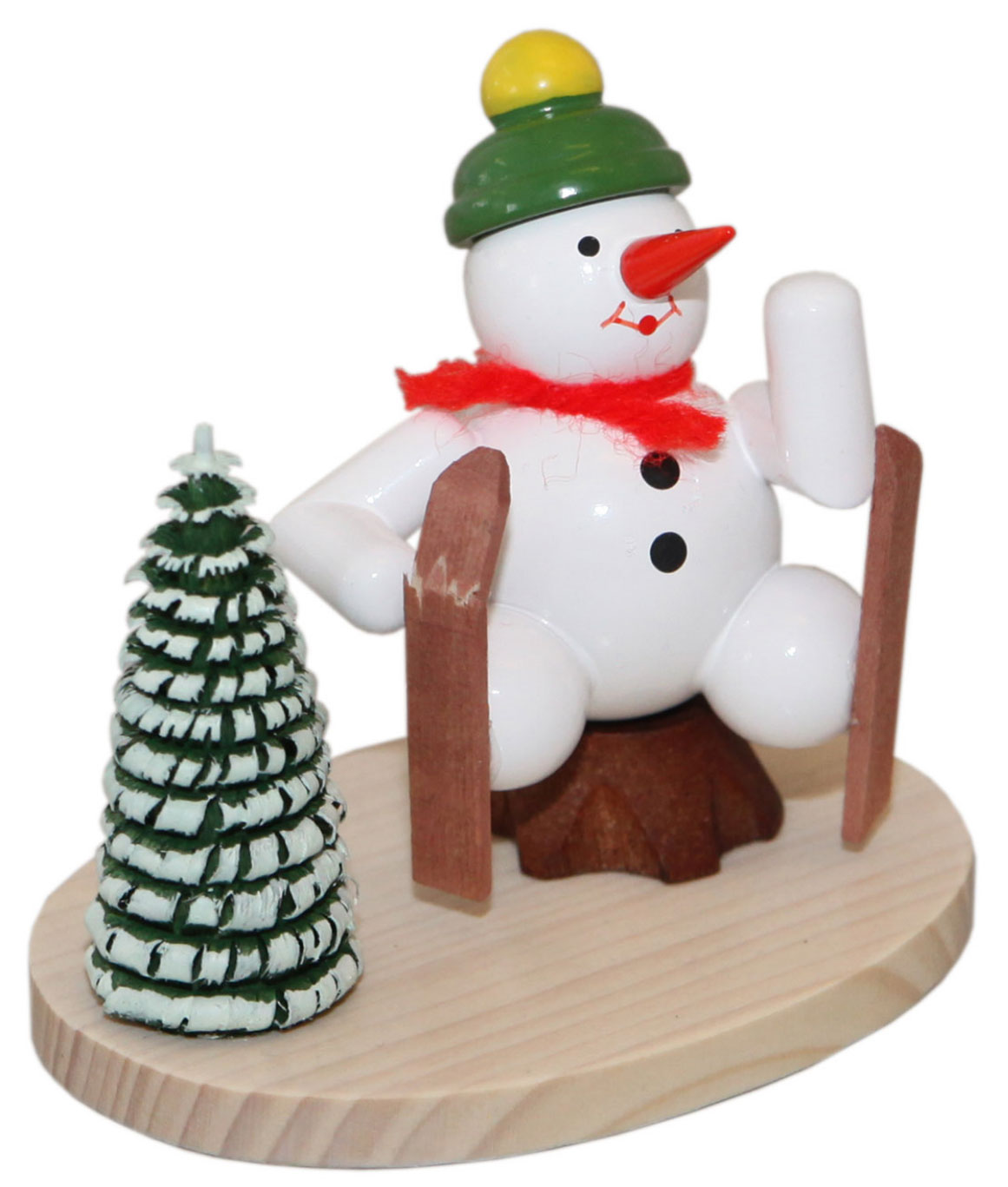 Schneemann Skiunfall Figur