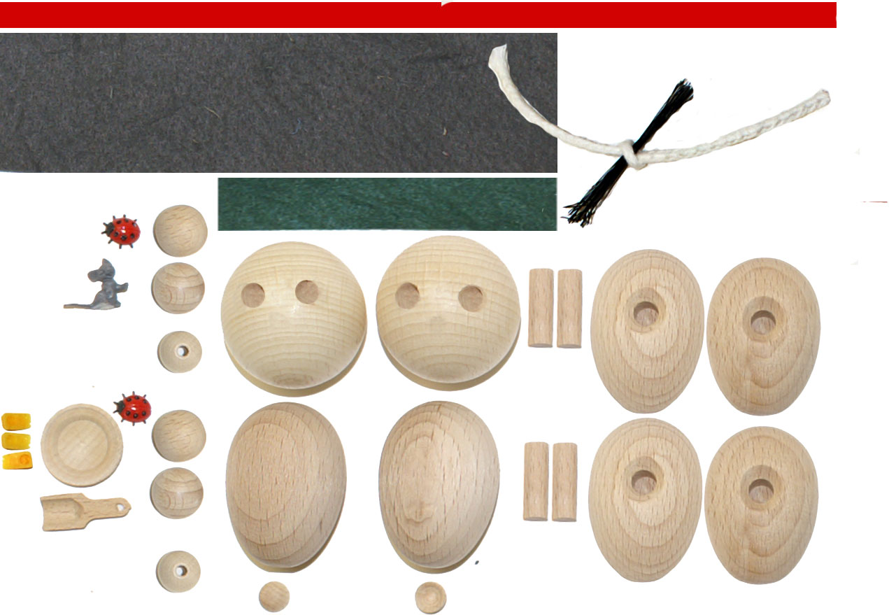 Mouse pair, for crafting