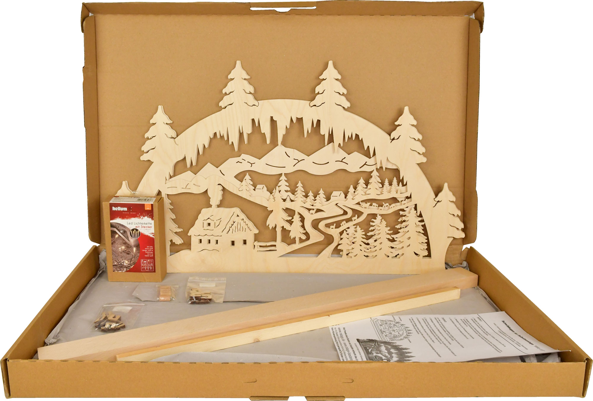 Crafting candle arch, large, alpine pasture, narrow base