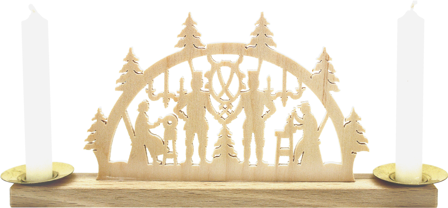 Mini candle arch for 2 doll candles Miner