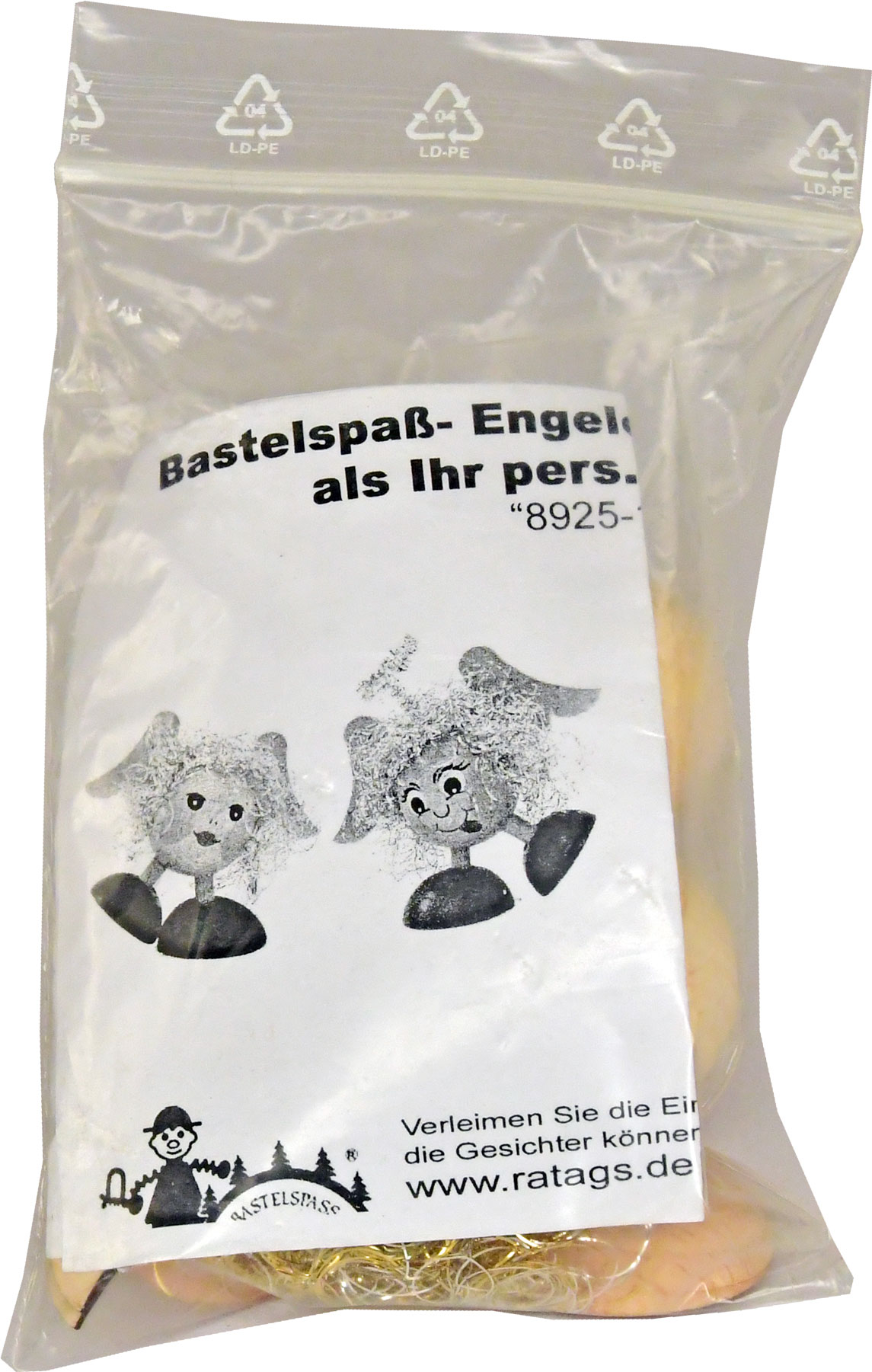 Schutzengelpaar, Engelchen&Bengelchen zum Basteln