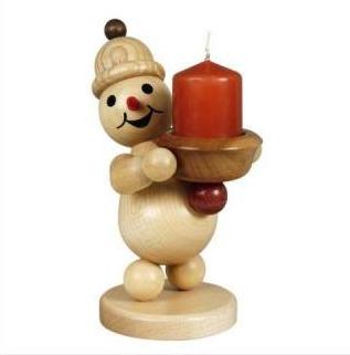 Snowman Junior light holder, right, medium, 20 cm