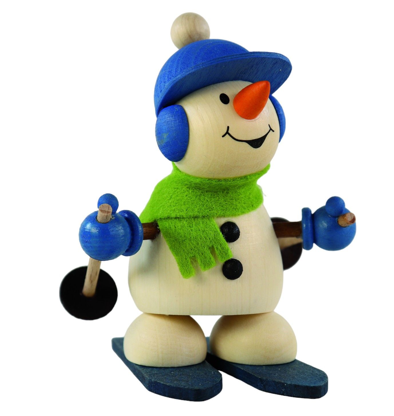 Schneemann Skifahrer 9 cm
