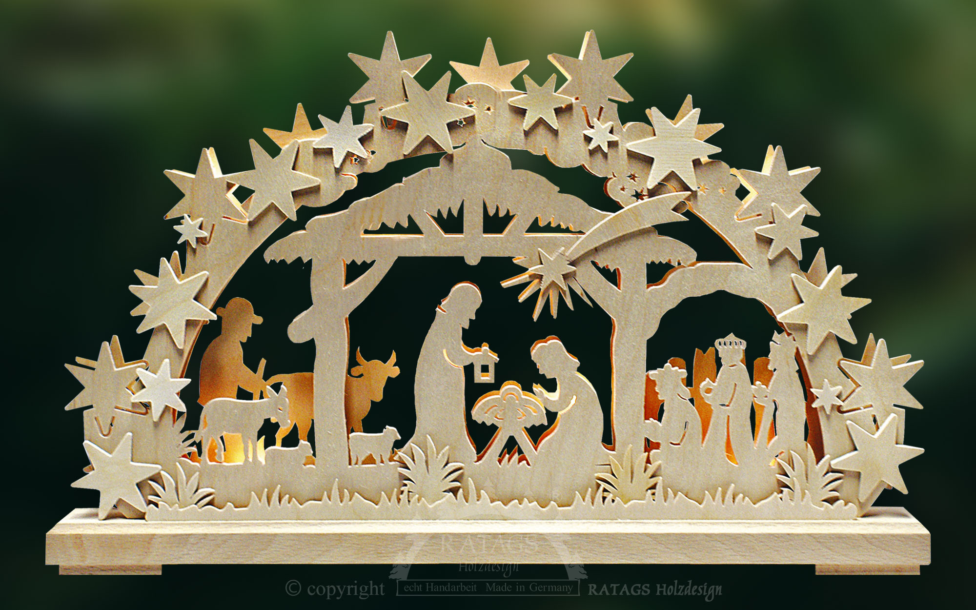 Small candle arch, Nativity scene variant 2