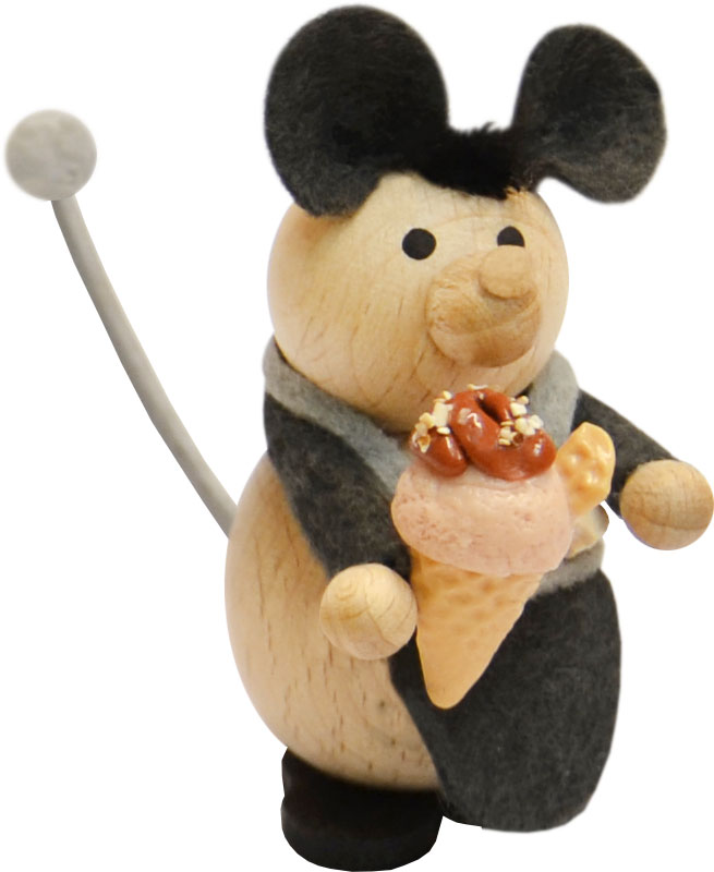 Mäuschen mit Eistüte