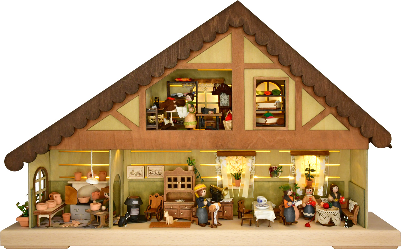 Lichterhaus groß, Handwerksstube Lichterhaus groß, Handwerksstube