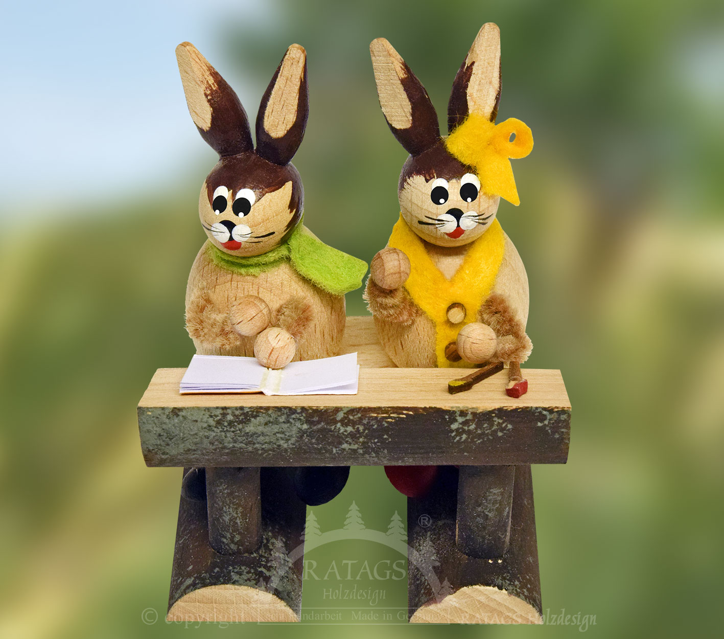 Easter bunny school, 2 bunny children