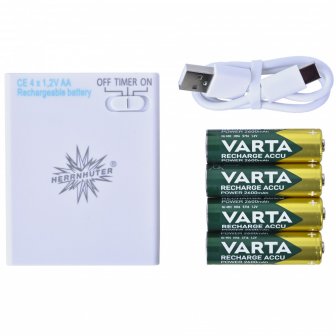 Rechargeable battery holder with timer and charging function (A1e/b.I1, miniature) Interior