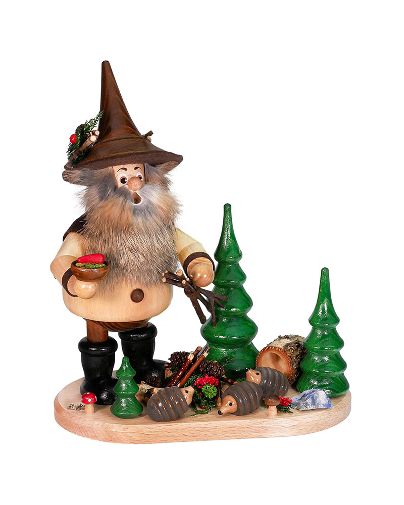 Forest gnome hedgehog friend