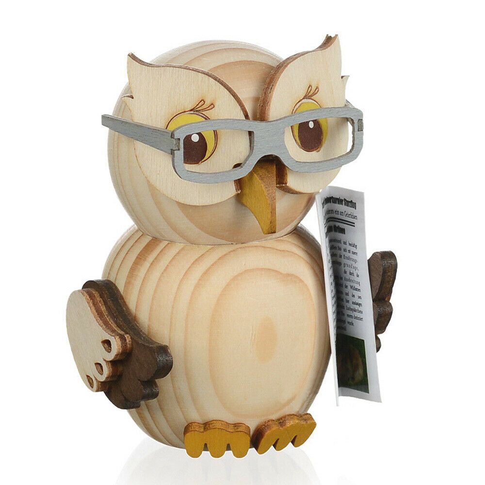 Mini-uil met bril, ca. 7 cm