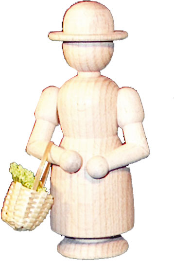 Blumenmädchen mit Hut, zum Basteln Blumenmädchen mit Hut, zum Basteln