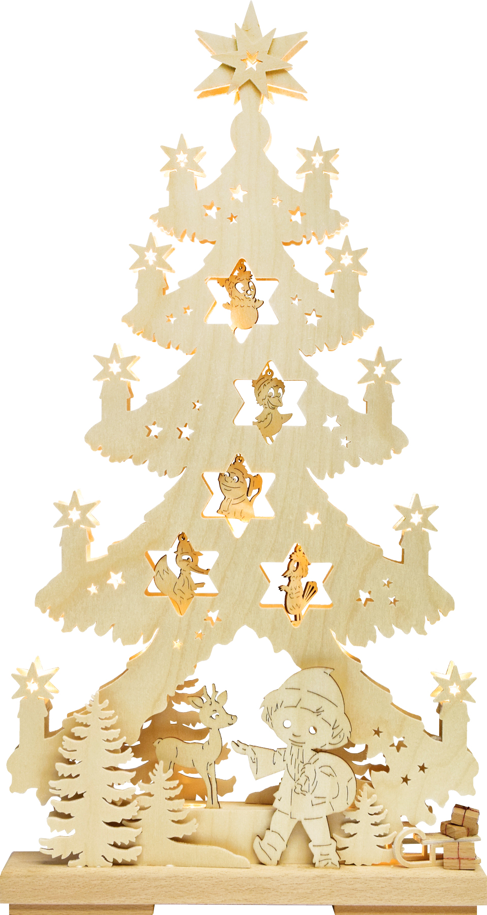 Medium-sized fir tree, Sandman in the fairy tale forest